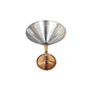 Handcrafted Persian Copper Wine Glass Stemware – Hammered Model Sahand