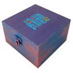 Wooden Box for Gift Giving with Persian Inspired Pattern Delnevis