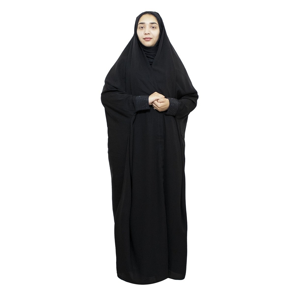 Islamic Arabic Black Chador Abaya Hejab for Women and Praying - Yaman