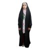 Islamic Arabic Black Chador Abaya Hejab with Sleeves for Women and Praying - Tina for Kids