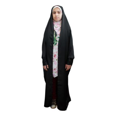 Islamic Arabic Black Chador Abaya Hejab with Sleeves for Women and Praying – Tina for Kids