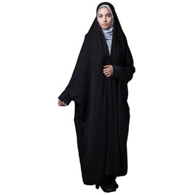 Islamic Arabic Black Chador Abaya Hejab with Sleeves for Women and Praying – Vira