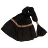 Balochi Embroidered Shawl for Women Black