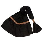 Balochi Embroidered Shawl for Women Black