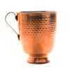 Persian Copper Cup - Handcrafted with Handle for Cold Drinks - Hammered Farhan