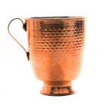 Persian Copper Cup – Handcrafted with Handle for Cold Drinks – Hammered Farhan