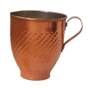 Persian Hammered Copper Cup Model Fenjani