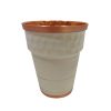 Persian Copper Cup - Handcrafted with Handle for Cold Drinks - Hammered Ladan