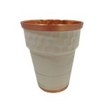 Persian Copper Cup – Handcrafted with Handle for Cold Drinks – Hammered Ladan