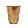 Persian Copper Cup - Handcrafted with Handle for Cold Drinks - Hammered Saz