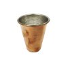 Persian Copper Cup - Handcrafted with Handle for Cold Drinks - Hammered Tina