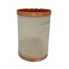 Persian Copper Cup - Handcrafted with Handle for Cold Drinks - Hammered White