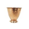 Persian Copper Cup - Handcrafted with Handle for Cold Drinks - Hammered Zanjani