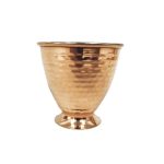 Persian Copper Cup – Handcrafted with Handle for Cold Drinks – Hammered Zanjani