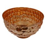 Copper Serving Bowl Suitable for Fruits Modern Rosegold Style