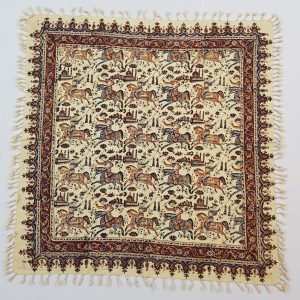 Persian Kalam-kari Tablecloth Model Horse
