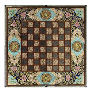 Persian Khatamkari Chess Game Board Model Pardaz