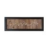 Framed Persian Marquetry Calligraphy Wood Inlay Art Eshgh