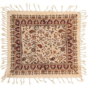 Persian Qalamkari Cream Tablecloth Model Doris II