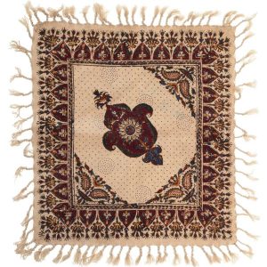 Persian Qalamkari Cream Tablecloth Model Taras