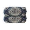 Traditional Persian Cylindrical Bolster Pillow with Elegant Termeh Fabric Afshan