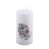 White Candle – Nasim II Model for Nowruz Decor (2x)