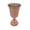 Handcrafted Persian Copper Wine Glass Stemware - Hammered Model Laleh