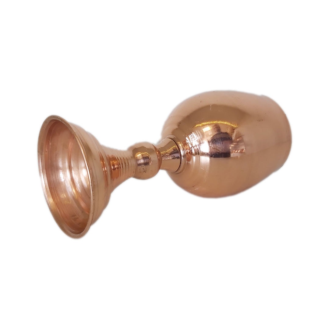 Handcrafted Persian Copper Wine Glass Stemware – Hammered Model Pasargad