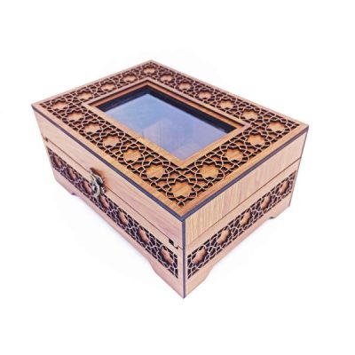 Wooden Tea Bag Organizer Box with Cheast Vandad