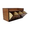 Hiva Vertical Tea Bag Holder – Compact Wooden Organizer