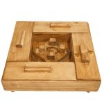Wooden Tea Bag Organizer Box with Warmer Tina