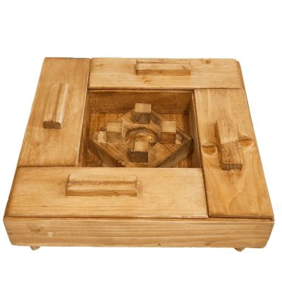 Wooden Tea Bag Organizer Box with Warmer Tina