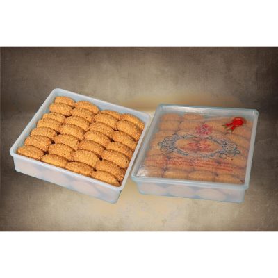 Persian Sweet – Traditional Yazdi Sesame Biscuit – Haj Khalifeh (Pack of 2)