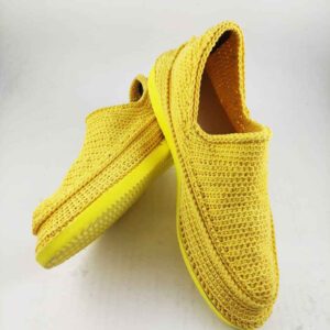 Giveh Shoes – Persian Handcrafted Breathable Footwear Yellow Sun Model