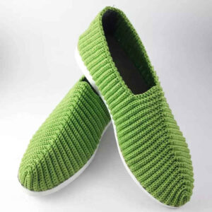 Giveh Shoes – Persian Handcrafted Breathable Footwear Green Model