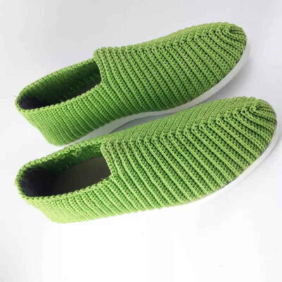 Giveh Shoes – Persian Handcrafted Breathable Footwear Green Model