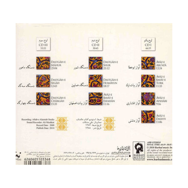 Introductory Radif for Ney by Abdolnaghi Afshar Nia