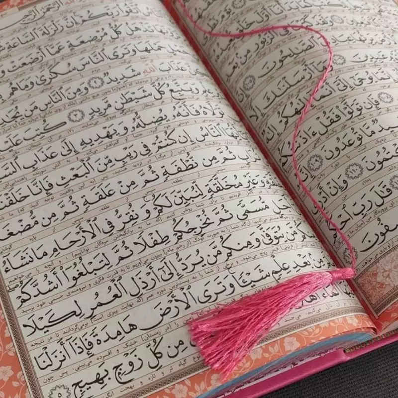 Medium Size Rainbow Quran with Persian Translation – Elegant Vibrant Design