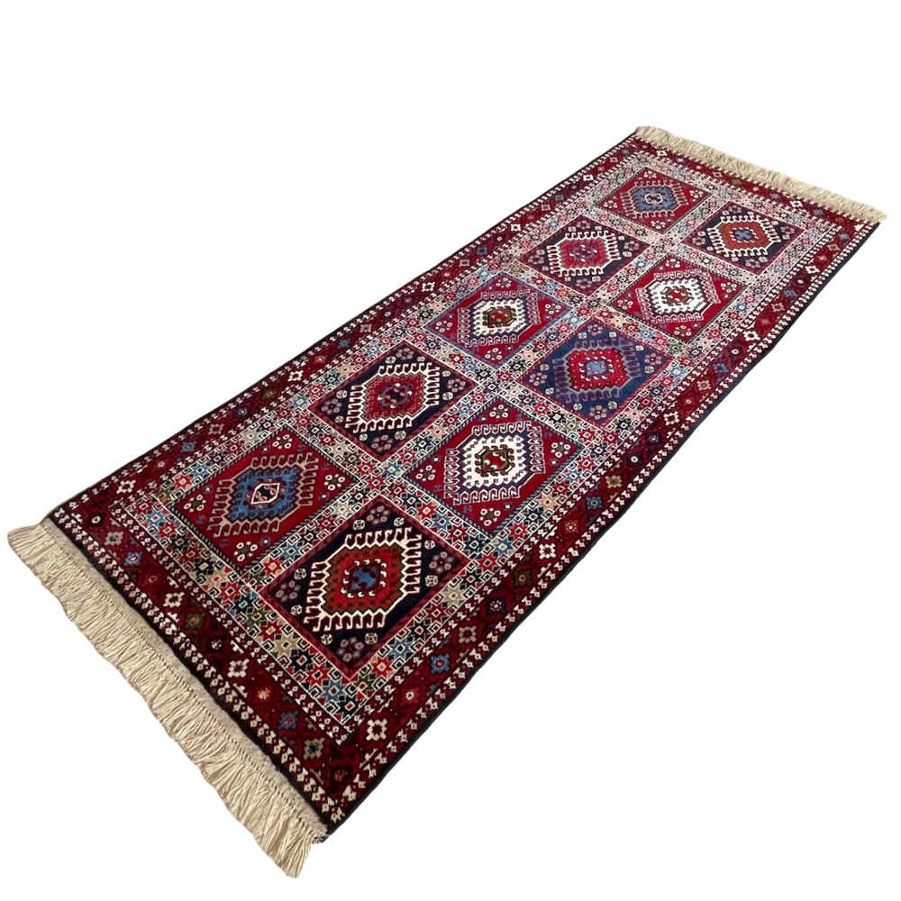 2 Meter Hand-Knotted Tribal Persian Runner Carpet Model Atila