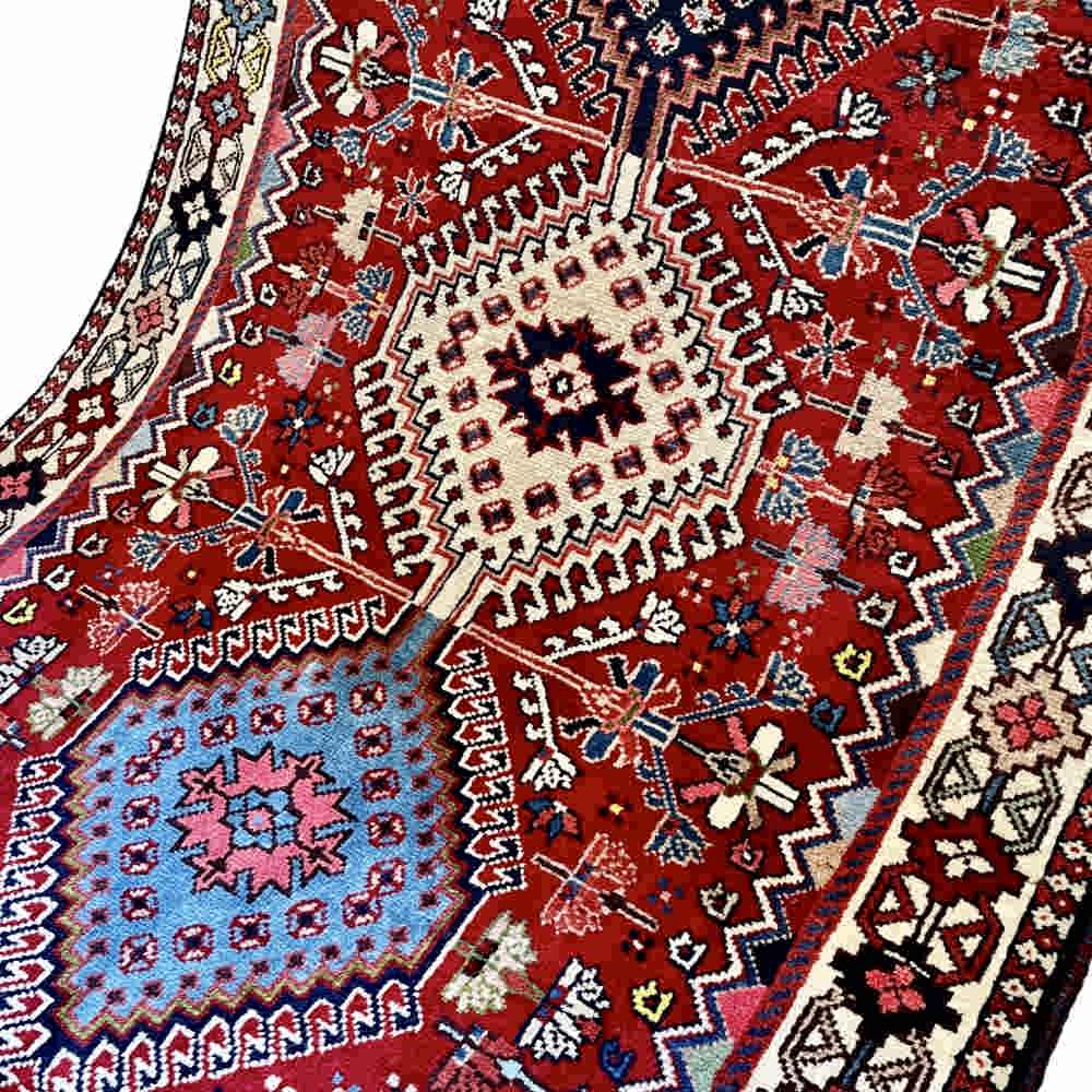 2 Meter Persian Hand Knotted Rug Runner Model Ghashghaei ShopiPersia