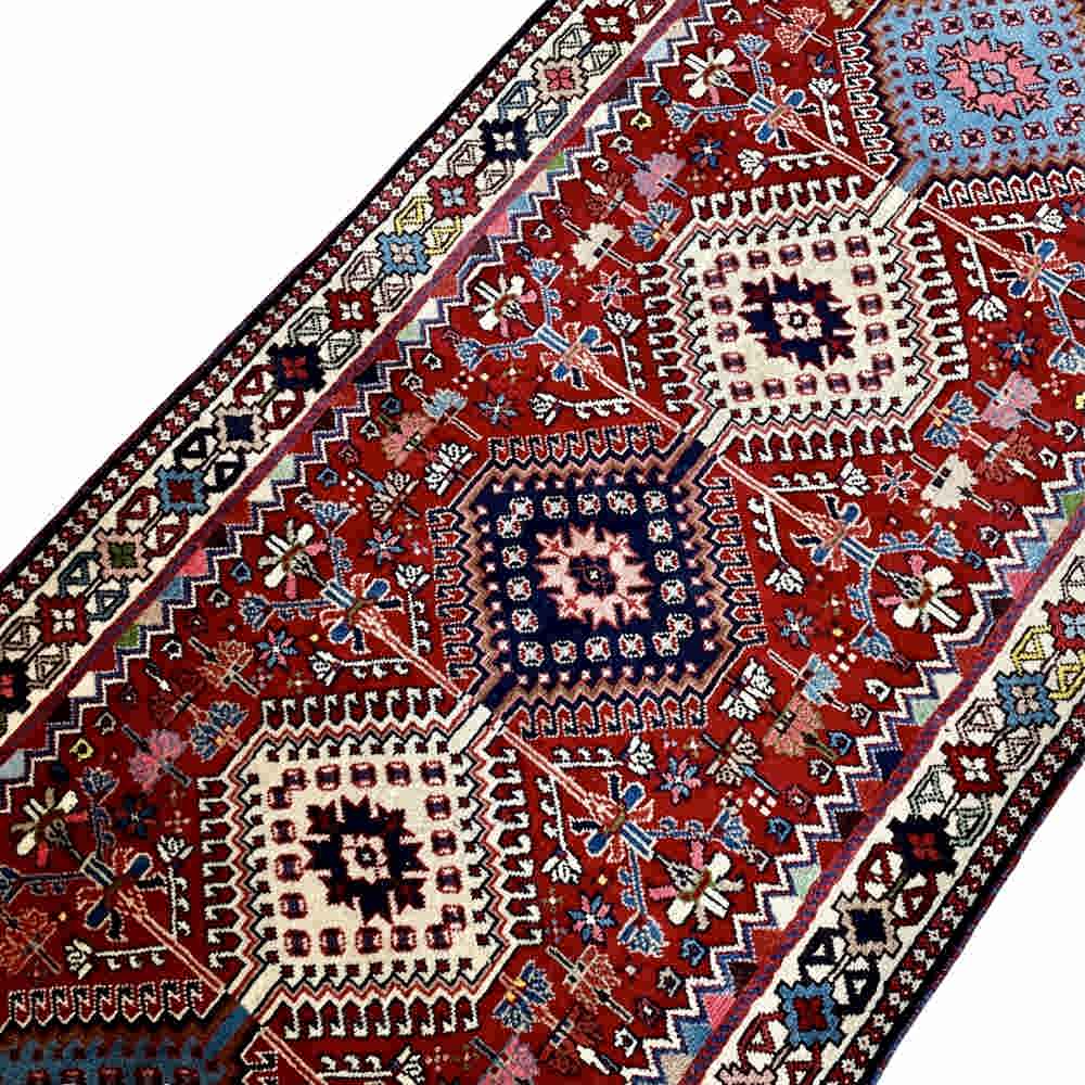 2 Meter Persian Hand Knotted Rug Runner Model Ghashghaei ShopiPersia