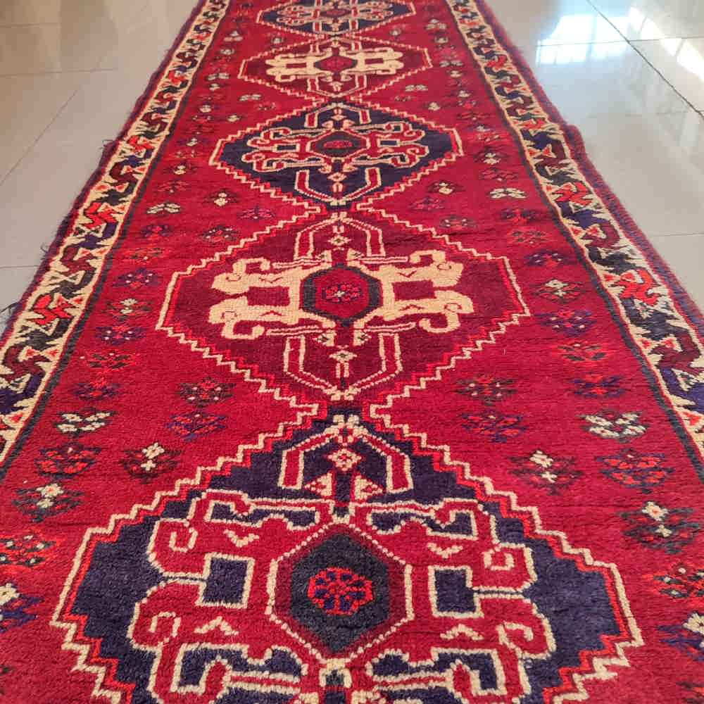 Hand-Knotted Persian Runner Carpet Model Arezoo