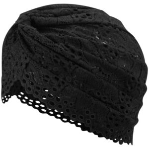 Black Head Scarf Turban Model GF