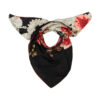 Floral Print Silk Scarf for Women - Luxe and Vibrant Simin Design