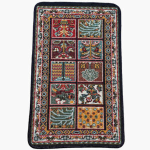 Black Traditional Iranian Doormat Model Kheshti