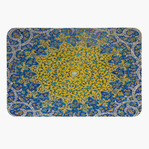 Blue Traditional Persian Doormat Model Sara