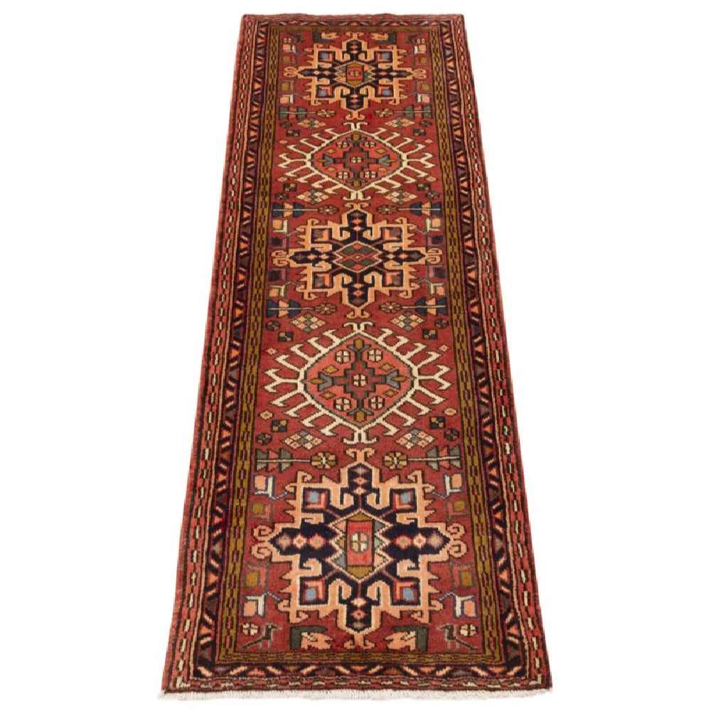 Hand-Knotted Tribal Persian Runner Carpet Model Azin