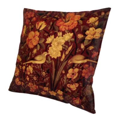 Ethnic Brown Velvet Cushion Cover – Bolbol Design (Set of 2)