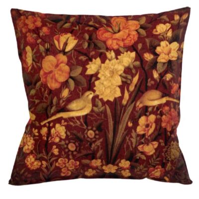 Ethnic Brown Velvet Cushion Cover – Bolbol Design (Set of 2)