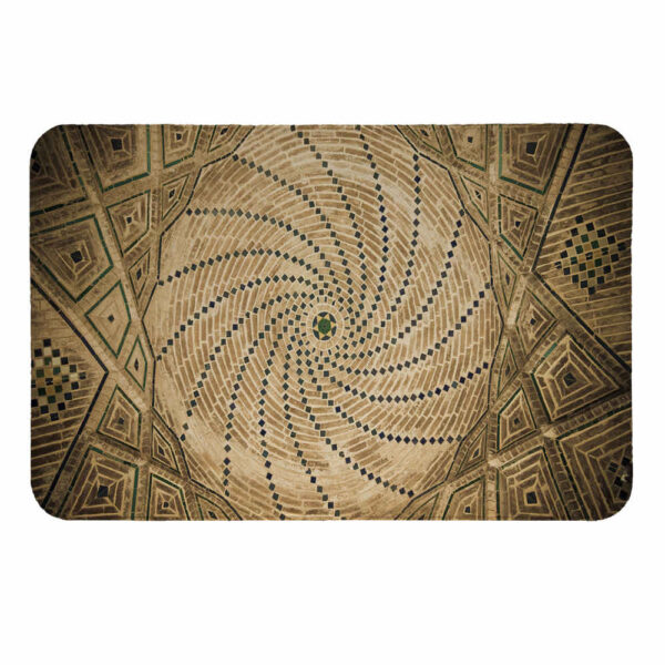 Indoor Doormat for Home Decor – Non-Slip Persian-Inspired Printed Mosque